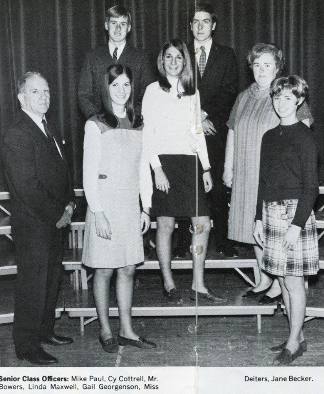 1968 Senior Class Officers 